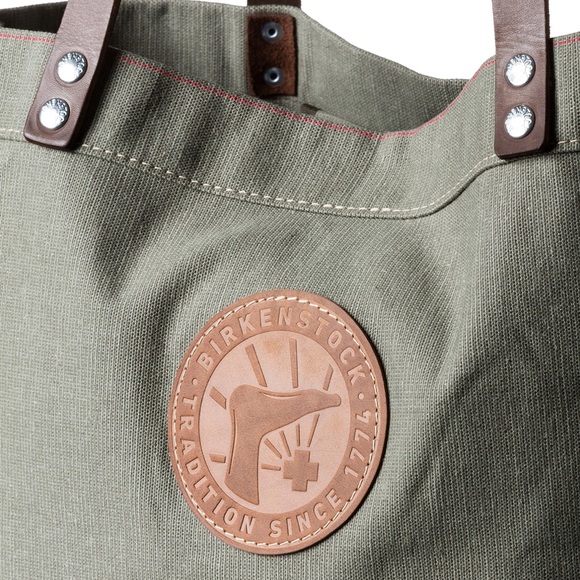 Birkenstock Cologne Tote Bag Olive Green NWT - Picture 10 of 10